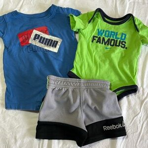0-3M Nike, Puma, Reebok bundle